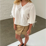 JOELLA blus, vit