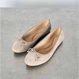 Produktbillede af beige JOELLE balleriner. Fra BySofieSønderby