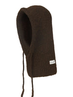 Produktbillede af brun KATHERINE balaclava. Fra BySofieSønderby