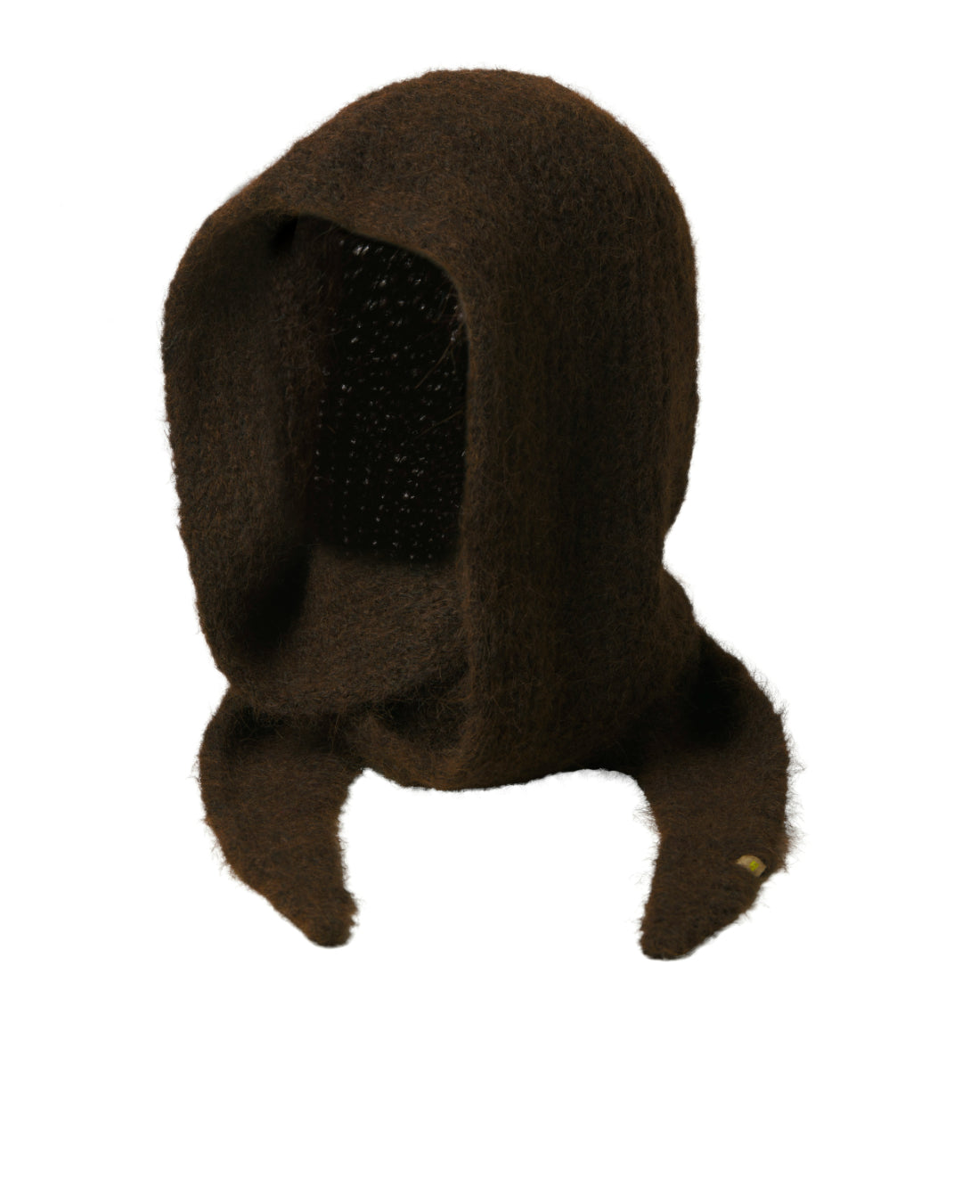 Produktbillede af brun KATHERINE balaclava. BySofieSønderby.