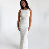 KIMBERLY klänning, creme