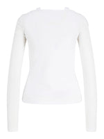 Produktbillede af hvid LISA bluse. Set bagfra. Fra BySofieSønderby