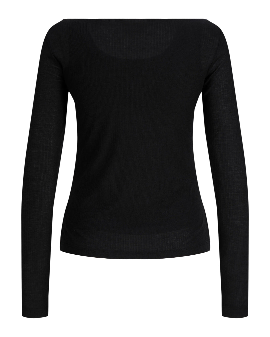 Produktbillede af sort LISA bluse. Set bagfra. Fra BySofieSønderby