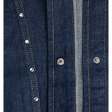 MAE denim top, mørkeblå