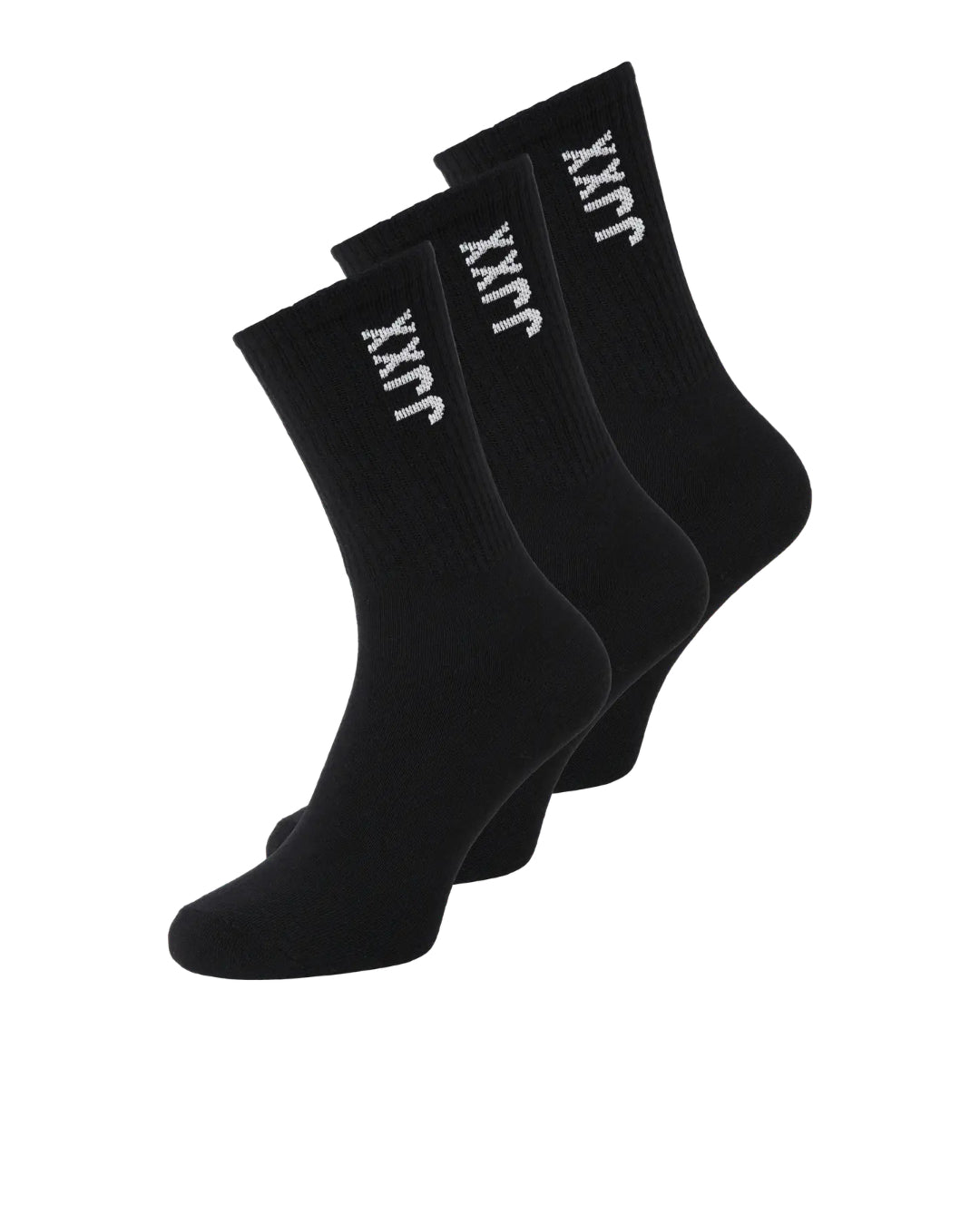 Produktbillede af sorte MORENO strømper. Fra BySofieSønderby