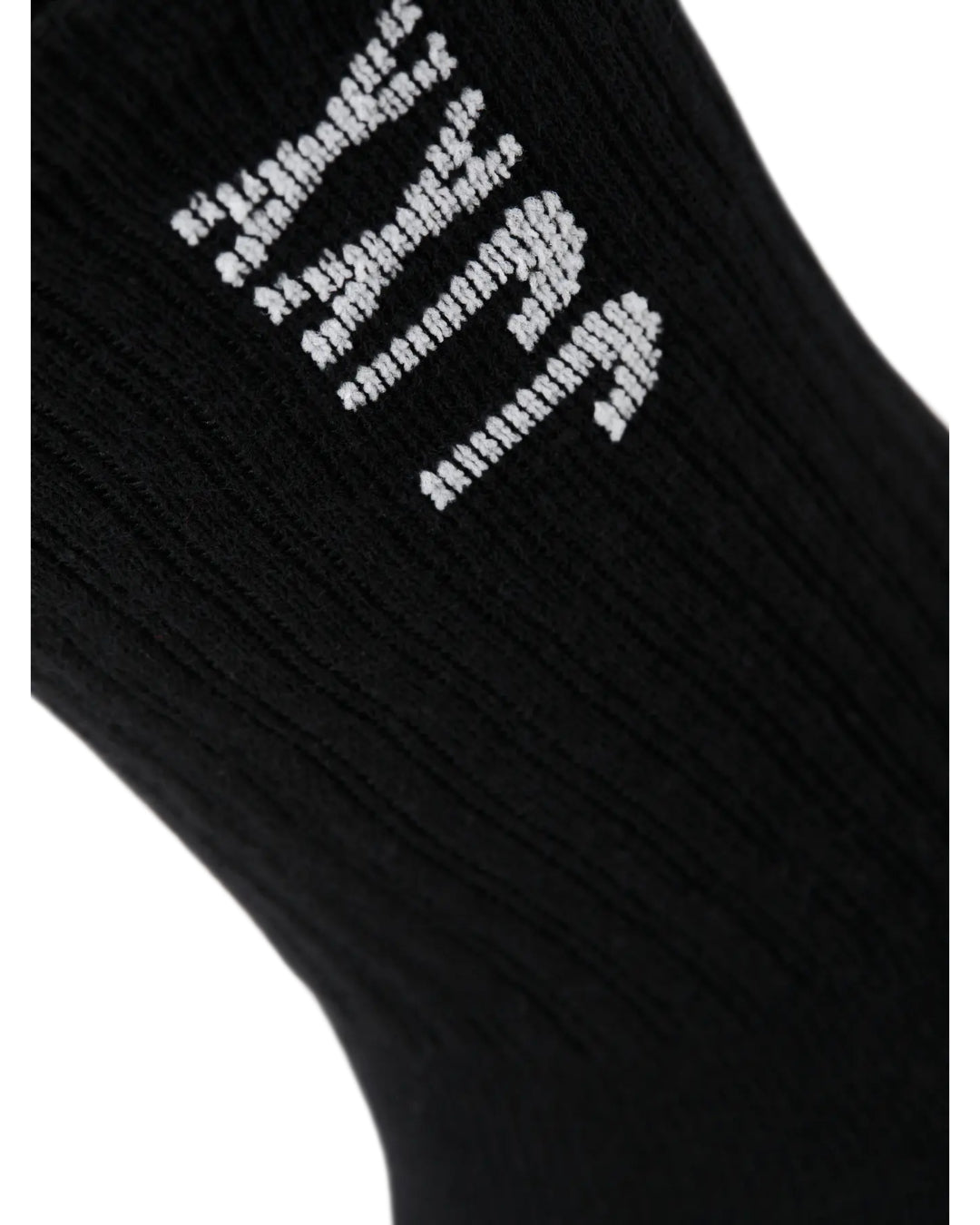 Detaljebillede af sorte MORENO strømper. Fra BySofieSønderby