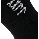 Detaljebillede af sorte MORENO strømper. Fra BySofieSønderby