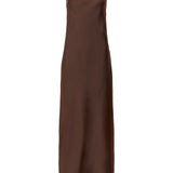 NAT axelbandslös klänning, brun