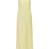 NAT axelbandslös klänning, gul
