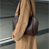 NAYA axelväska, mörkebrun