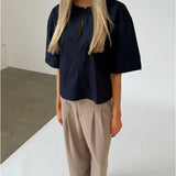 OLEANE bluse, navy