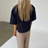 OLEANE bluse, navy