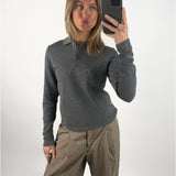 OLIVIA polo blus, grå