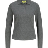 OLIVIA polo blus, grå