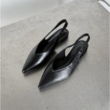 PALOMA spetsiga ballerina, svart