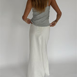 RAQUEL maxi kjol, vit