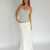 RAQUEL maxi kjol, vit