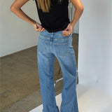 ROME utsvängda jeans, denim
