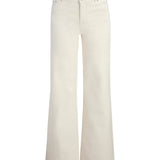 ROME utsvängda denimjeans, creme