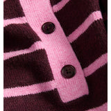 Detaljebillede af RUBY polo i pink. Fra BySofieSønderby