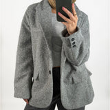 RUTH blazer jakke, grå