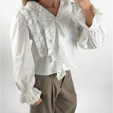 SALEM volangblus, vit