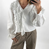 SALEM volangblus, vit