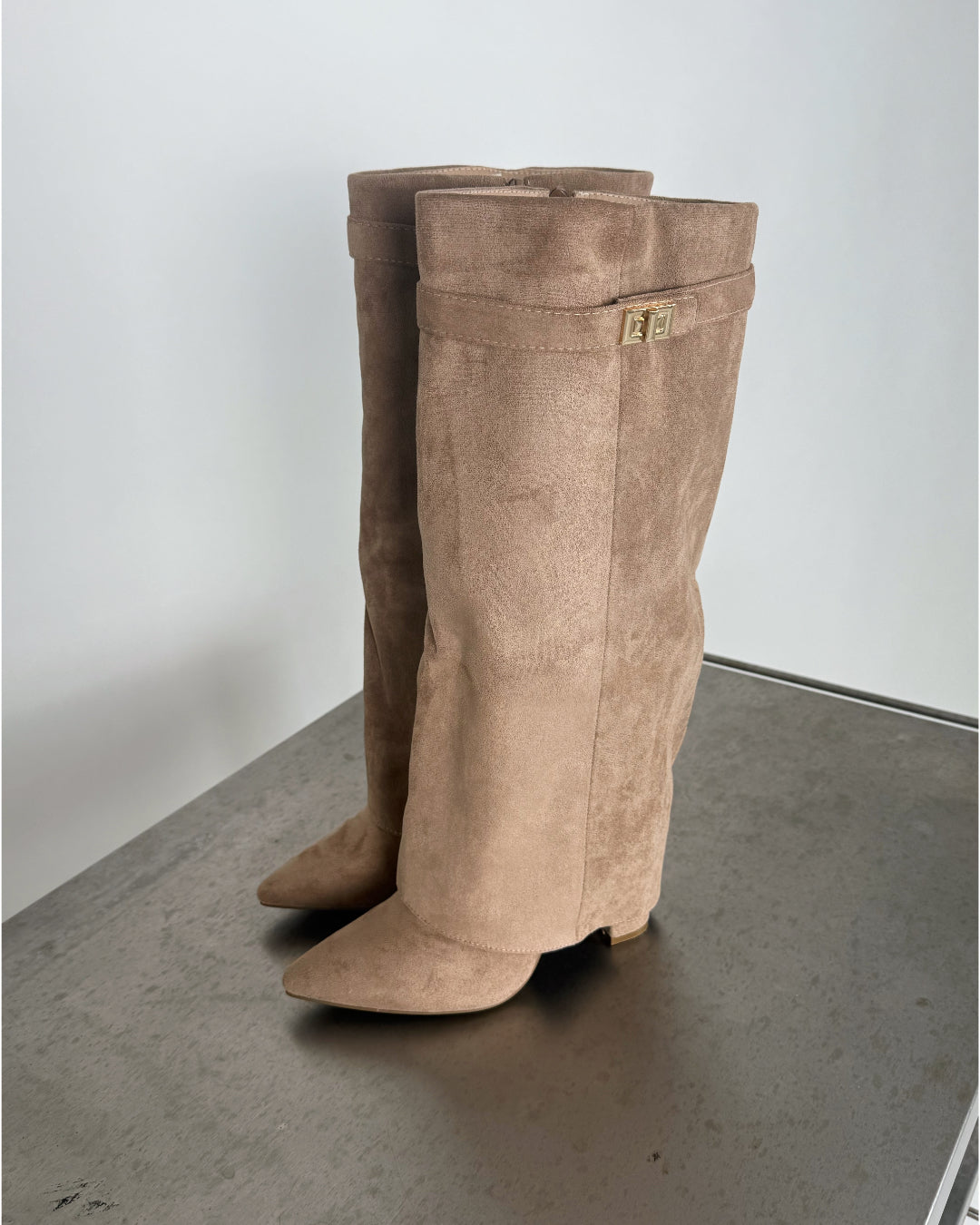 Produktfoto af SALEM støvler, beige fra BySofieSønderby