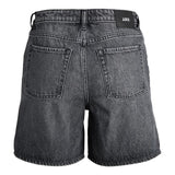 Produktbillede af grå SEVILLE shorts. Set bagfra. Fra BySofieSønderby