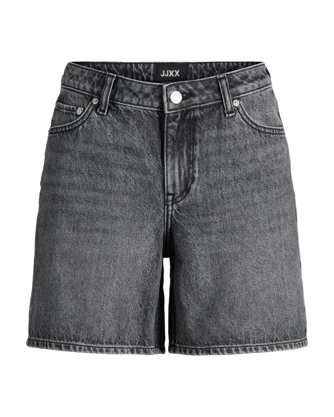 Produktbillede af grå SEVILLE shorts. Set forfra. Fra BySofieSønderby