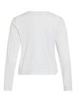 Produktbillede af SILLA bluse i hvid. Set bagfra. Fra BySofieSønderby