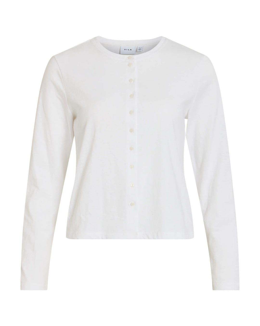 Produktbillede af SILLA bluse i hvid. Set forfra. Fra BySofieSønderby