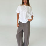 SNDRB DRAW t-shirt, vit/svart