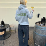 SNDRB hoodie, grå/army