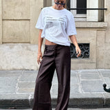 SNDRB ATELIER t-shirt, vit/stone