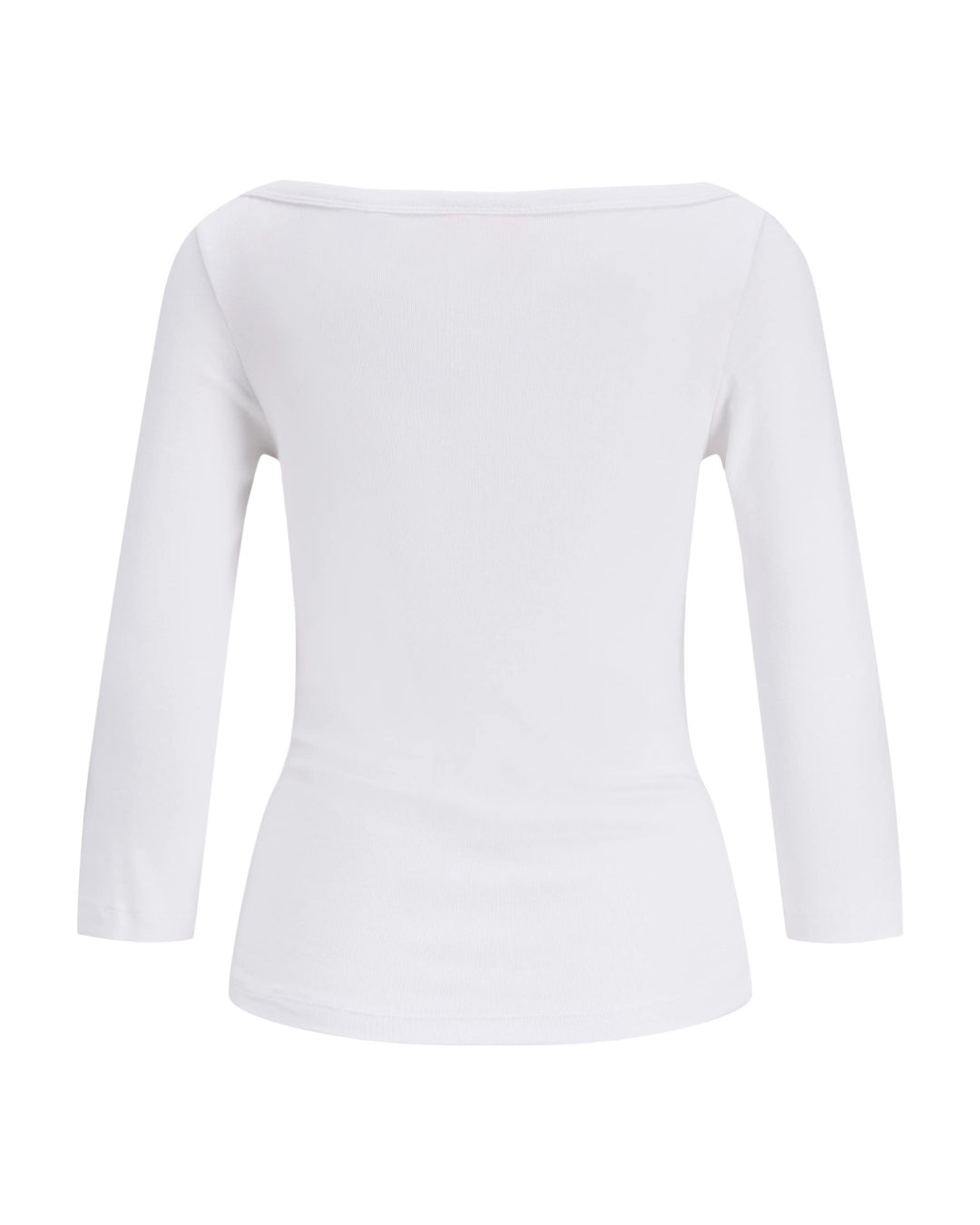 Produktbillede af Star bluse i hvid. Set bagfra. Fra BySofieSønderby