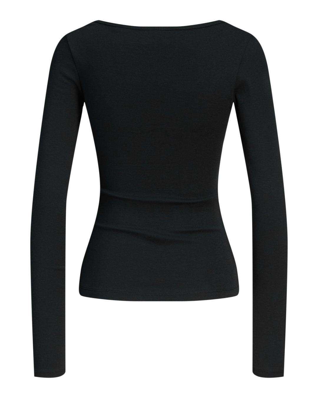 Produktbillede af sort STAR bluse. Set bagfra. Fra BySofieSønderby