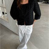 SUNELA bluse, sort