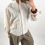 SUNELA skjorta 3/4 ärm, vit