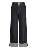 Produktfoto af mørkeblå Tokyo jeans. På hvid baggrund. Fra BySofieSønderby