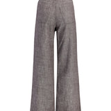 Produktbillede af brune FIKA bukser. Set bagfra. Fra BySofieSønderby