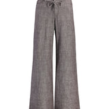 Produktbillede af brune FIKA bukser. Set forfra. Fra BySofieSønderby