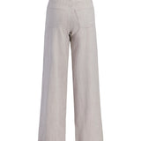 Produktbillede af beige FIKA bukser. Set bagfra. Fra BySofieSønderby