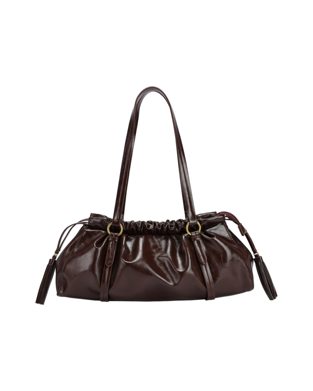 Produktbillede af brun ZOYA taske. Fra BySofieSønderby