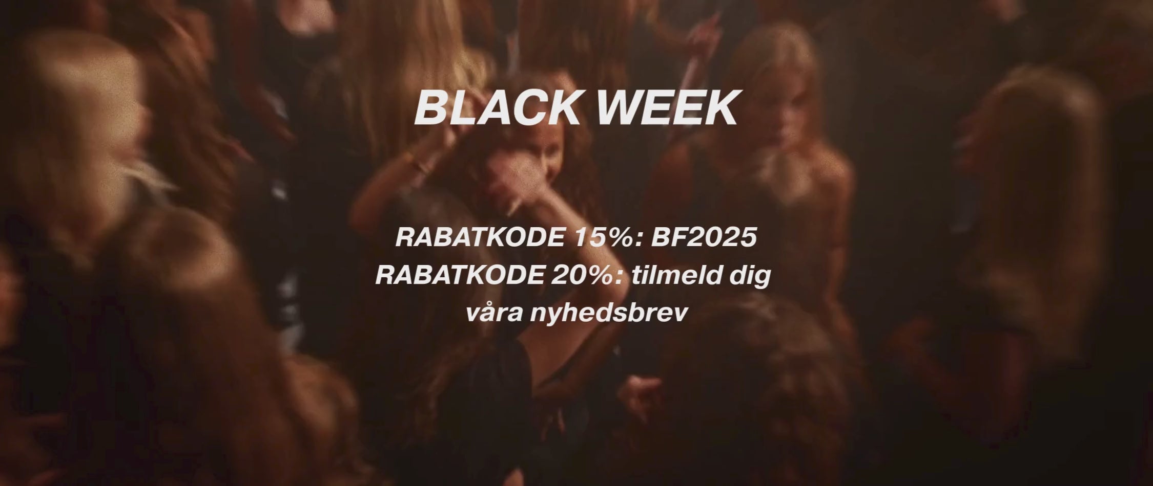 Stemningsvideo i forbindelse med Black Friday. Fra BySofieSønderby.